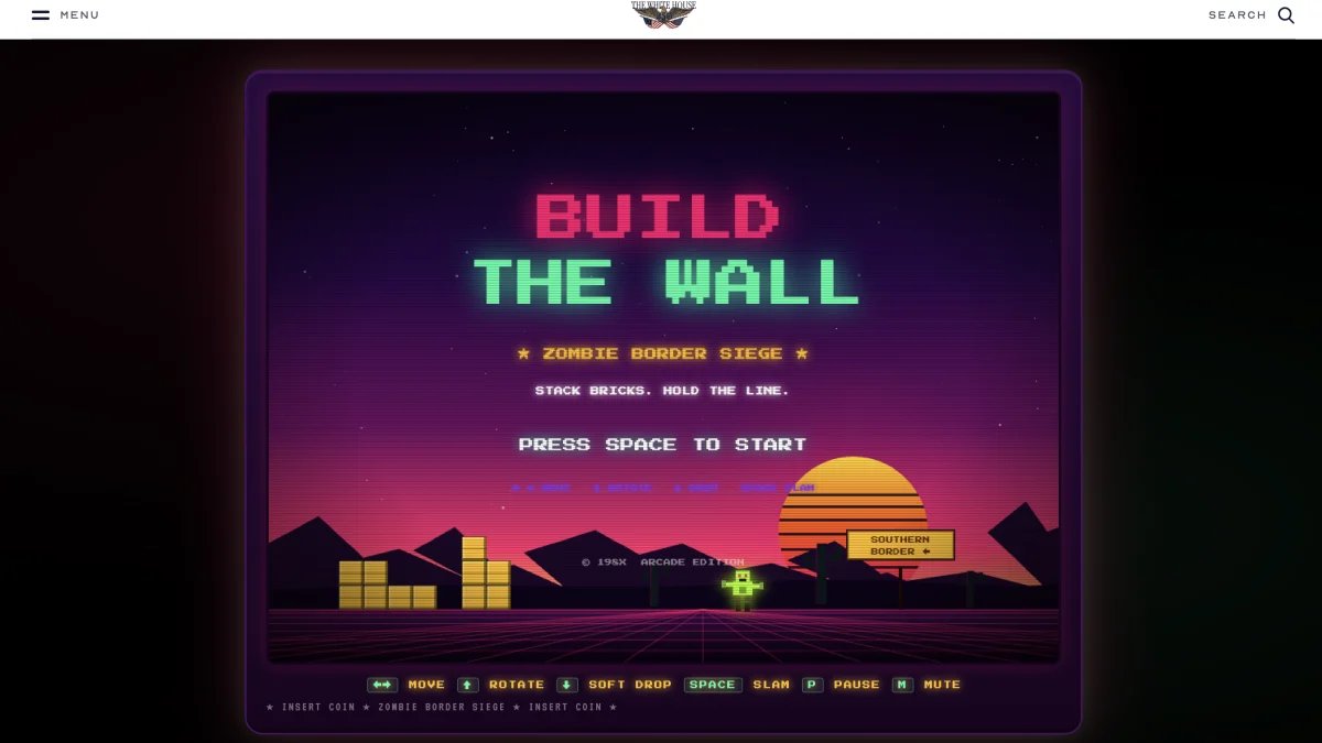 ترامب يرد على لعبة Tetris knockoff، البيت الأبيض يحذر من انتهاك حقوق الطبع والنشر